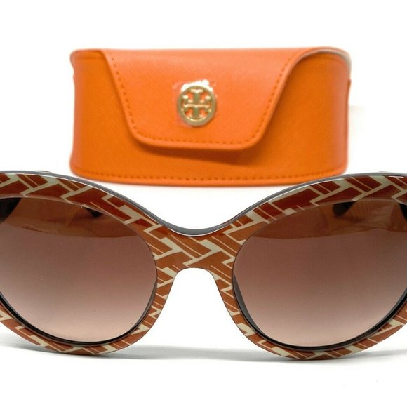 NEW. Tory Burch Patterned Cat Eye Sunglasses main image 5
